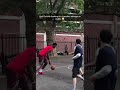 Joel Embiid windmill dunks on a random guy at a park 😂 (via @ericberk)