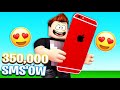 NAPISAŁEM 350,000 SMS'ÓW i STAŁO SIĘ TO... w Roblox! (Texting Simulator)