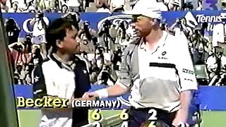 Boris Becker vs Michael Chang 1996 Australian Open Final Highlights