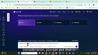 Using Lexis+AI for Case Briefing Help