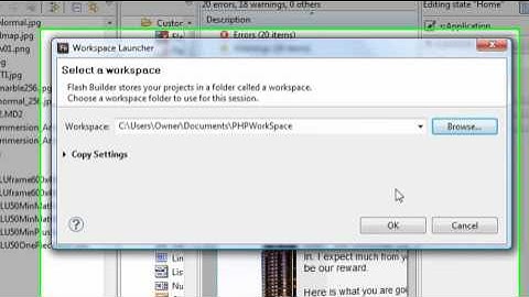 PHP Programming 28 Getting Flash Builder ready for PHP