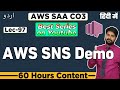 AWS SNS Demo-Hindi/urdu | AWS Simple Notification Service