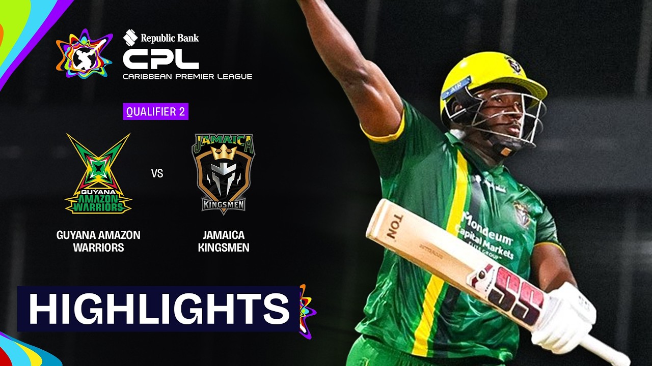 Guyana Amazon Warriors vs Jamaica Kingsmen | Match HIghlights | #CPL 2026