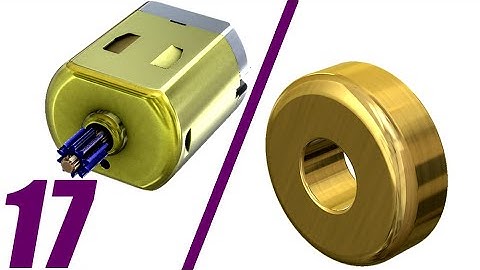 Project 11 |SolidWorks Tutorial| DC motor :17- bushing2- shaft fixture