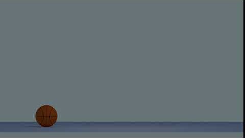 Ball rolling in Blender 3D