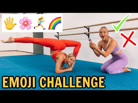 ACRO GYMNASTICS EMOJI CHALLENGE!!!