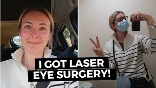 My HONEST experience of LASER EYE SURGERY! LASIK + what happens
