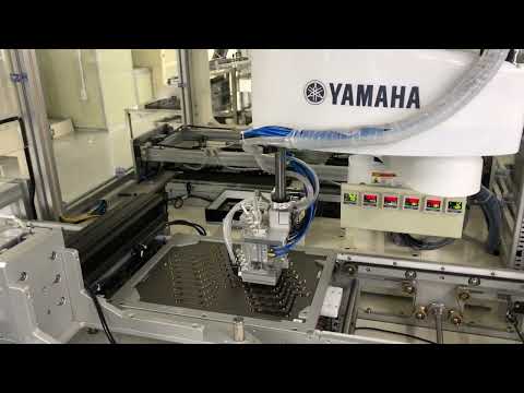 YAMAHA Robot - Pick and attach FPCB on carrier with multi tools