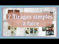  cartomancie les 7 tirages que je fais le plus pour mes guidances ou un consultant 