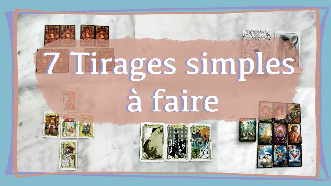 📚 CARTOMANCIE: LES 7 TIRAGES QUE JE FAIS LE PLUS POUR MES GUIDANCES OU UN CONSULTANT 📚