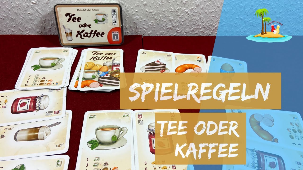 Tee oder Kaffee - Kartenspiel - Spielanleitung (Ostia Spiele)
