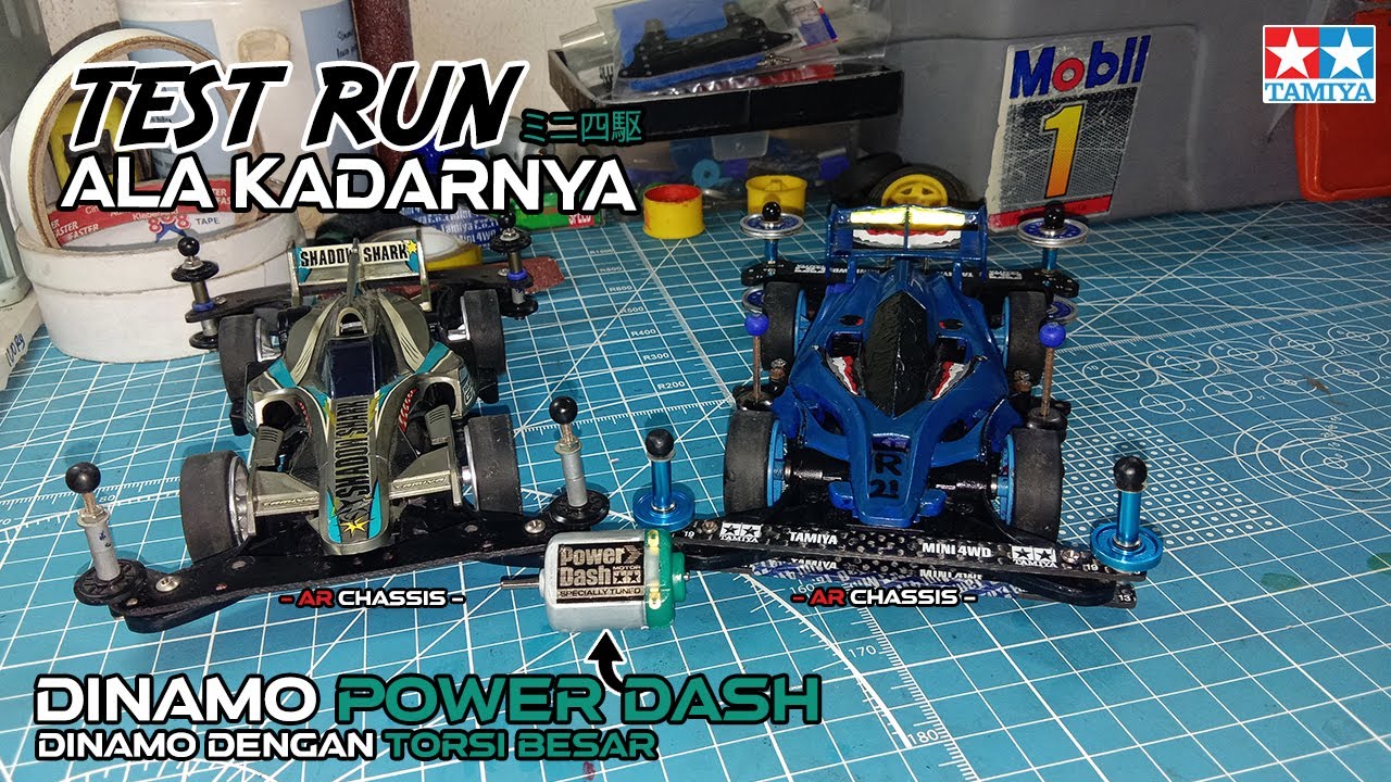 [ ミニ四駆 ] Test Run Dinamo Original Tamiya - Power Dash Motor #40
