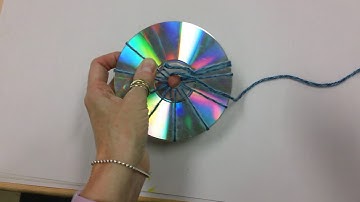 CD Weaving- Lesson 1