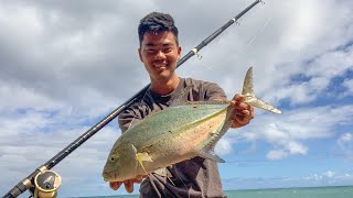 Baitcasting Oama for Papios!  Hawaii fishing