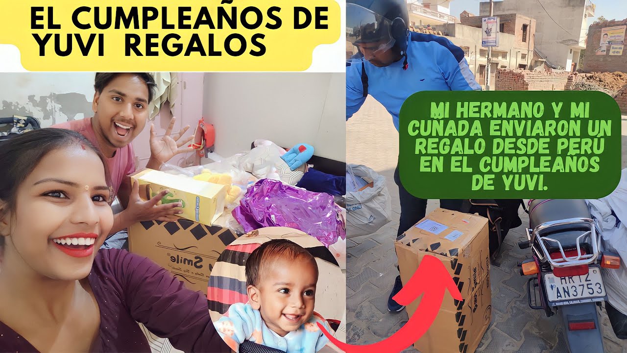 MI HERMANO Y MI CUNADA ENVIARON UN REGALO DESDE 🇵🇪PERU EN EL CUMPLEANOS DE YUVI ||