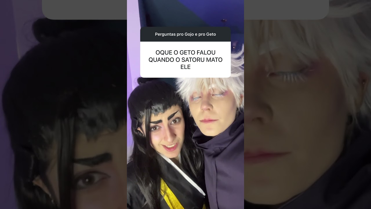 Gojo e Geto respondendo perguntas #jujutsukaisen #gojo