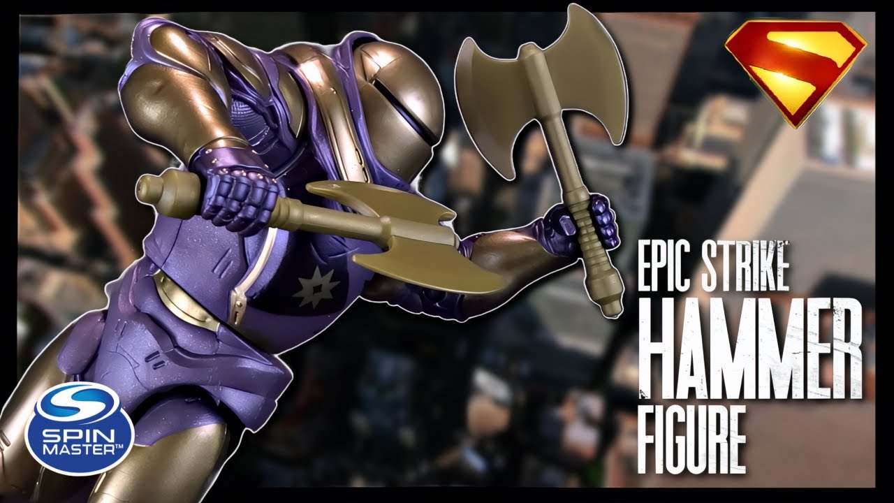 Spin Master Toys Superman 2025 Epic Strike Hammer Action Figure Review | 