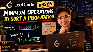 Minimum Operations to Sort a Permutation | LeetCode 3942 | Simply Explained
