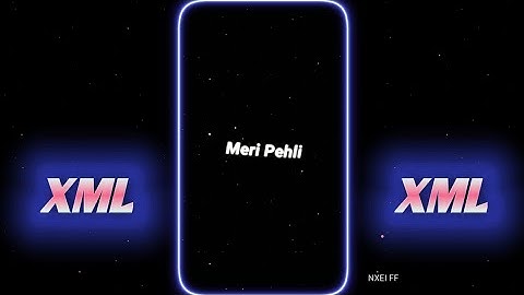 Mere pehili mohabbot Photo xml file (pic xml) #xml #xmlpreset