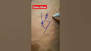 Sana khan signature #shorts #viral #yt #signature