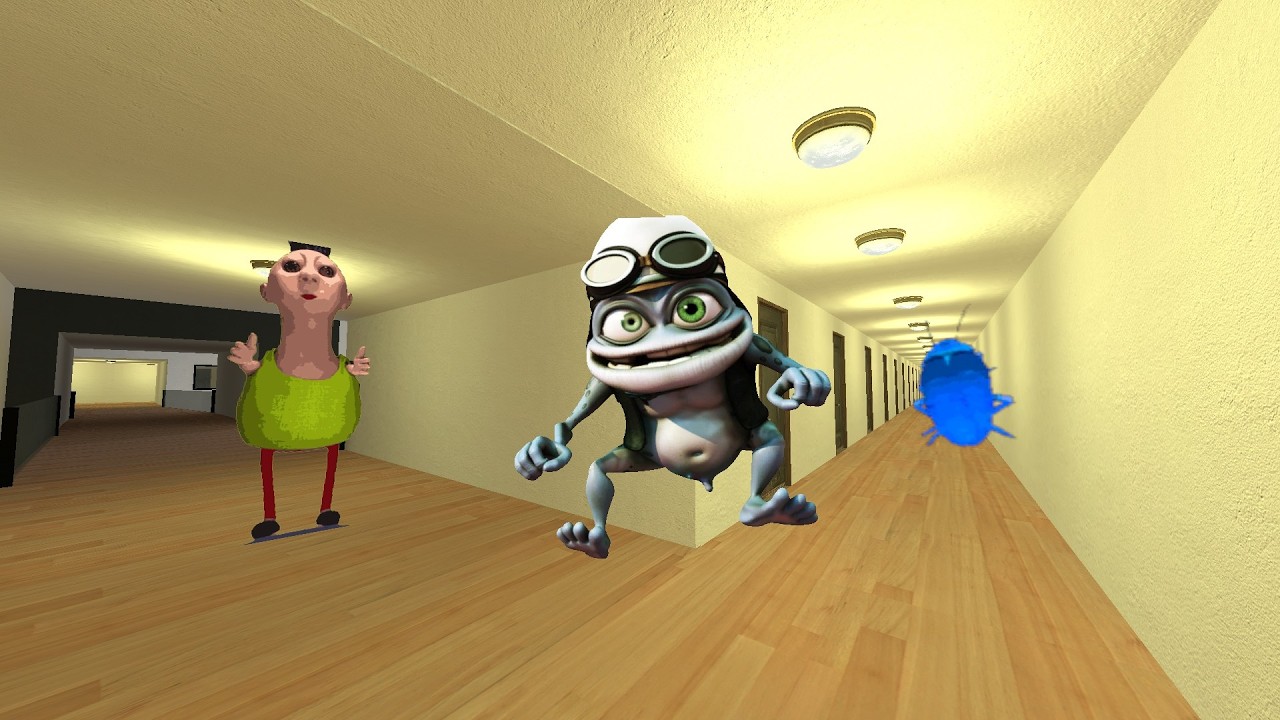MY NAME IS CRAZY FROG HAMOOD AND TAPAKAH IN LIMINAL HOTEL GMOD #Gmod_Rakib #Nextbots