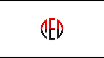 Creating Text logo using circle | Illustrator Monogram Tutorial | AED | Learn Creative