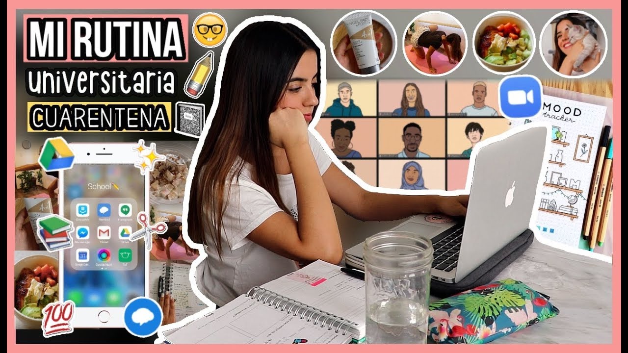 MI RUTINA DIARIA EN CUARENTENA {maquillaje, organización, universidad y más}