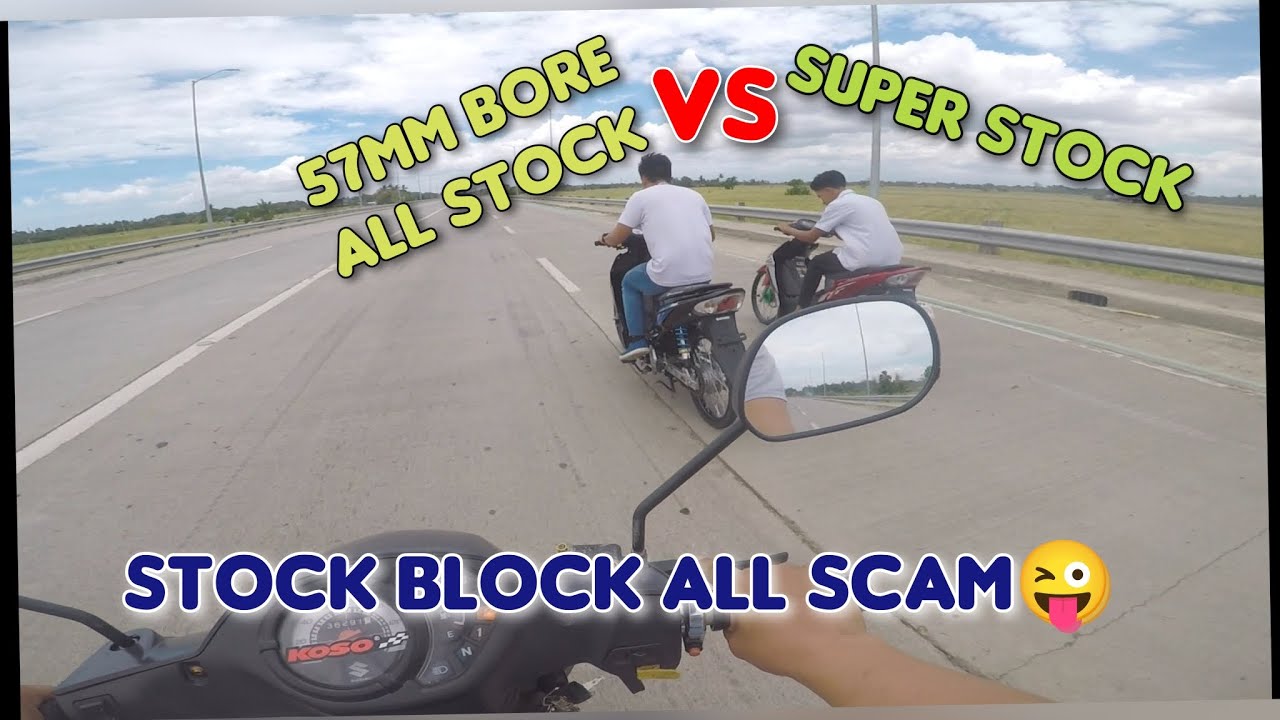 57mm vs super Stock|smash 115 |drag race