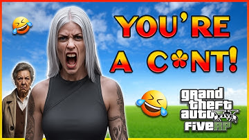 Trolling a stripper as an old lady on GTA RP