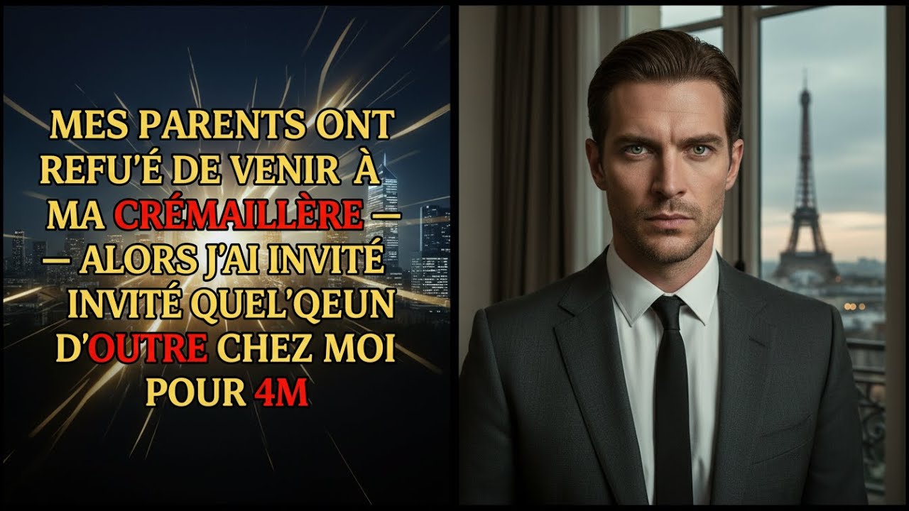 MES PARENTS ONT REFUSÉ DE VENIR À MA PENDaison DE CRÉMAILLÈRE — ALORS J’AI INVITÉ QUELQU’UN D’AUTRE