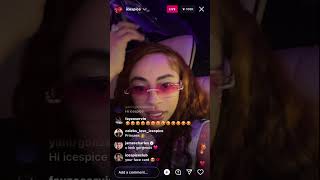 ICE SPICE IG LIVE [*NEW*]