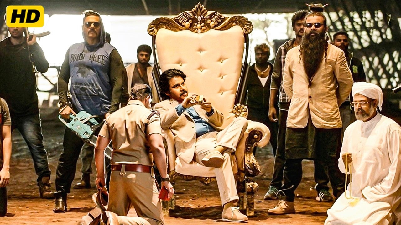 तुम्हारे ही पुलिस स्टेशन में घुसकर में तुम सबको घुटने पर बैठा दिया | Pawan Kalyan, Shriya Saran Film