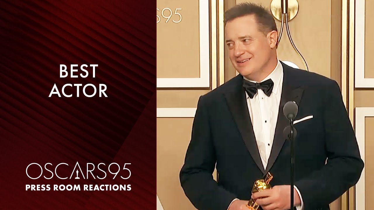 Watch film The Whale | Best Actor Brendan Fraser | Oscars95 Press Room Speech