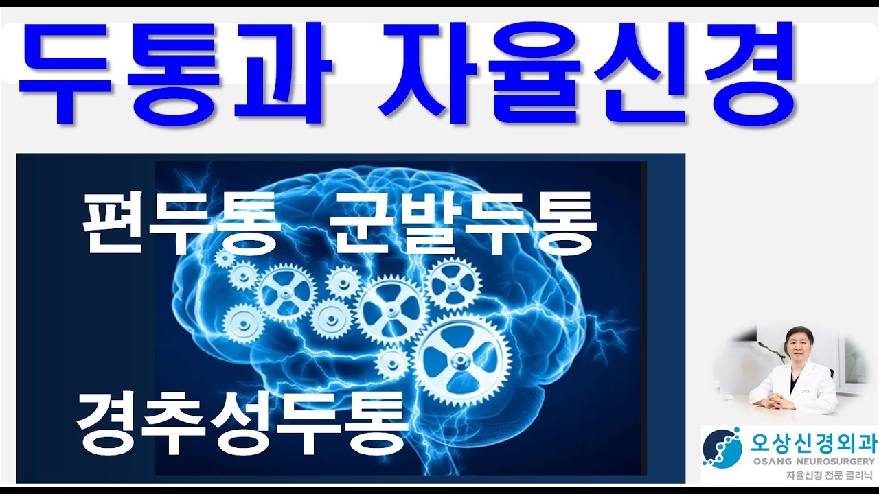 혈관성두통인 편두통, 군발두통 및 경추성두통과 자율신경의 연관성