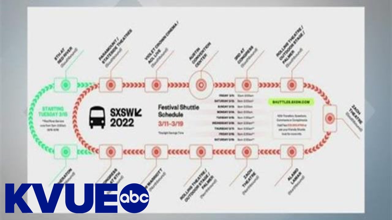 SXSW 2022: Road closures, shuttle schedule | KVUE