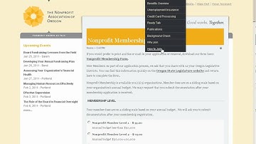 Nonprofit Association of Oregon Video Tour - CiviCRM