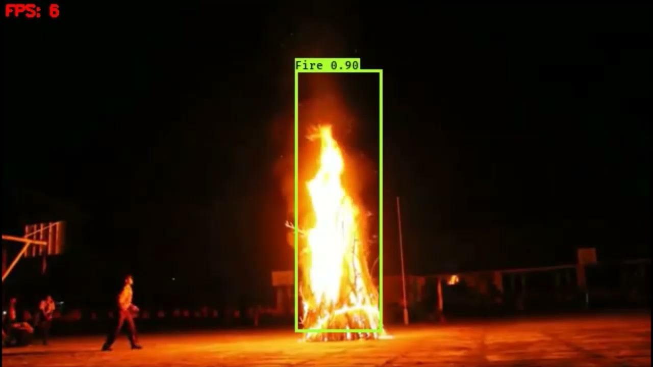 Fire Detection Tensorflow - Yolo v3 - YouTube