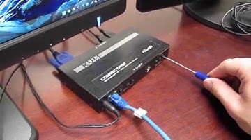 How to Install the EOC-KVMUSA1 KVM Extender