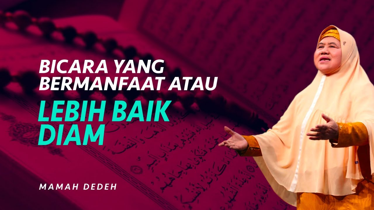 Bicara yang Bermanfaat atau Lebih Baik Diam? | Rumah Mamah Dedeh tvOne
