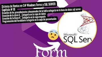 C# Windows Forms Sql Server Sistema de Ventas Capitulo 10