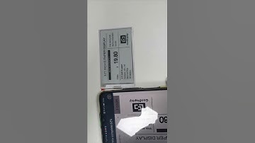 3.7 inch ePaper with NFC driving on Android APP from Good Display