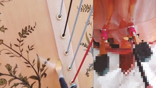【閲覧注意？】長年のホコリをかき出す動画【ハープと謎のBGM】
