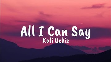 Thumbnail of Kali Uchis - All I Can Say (Lyrics)