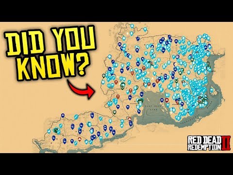 Red Dead Redemption 2 DID YOU KNOW? - The Map that Shows EVERYTHING Important!