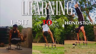From L-Sit to Handstand – My 3-Day Transformation 💪🔥