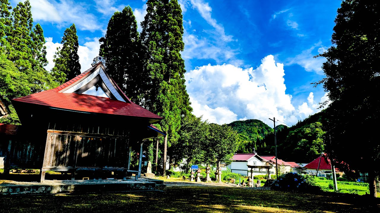 【夏の田舎の風景】ノスタルジックな福島県大沼郡昭和村を散策