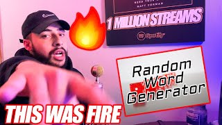 Making a Rap Song On The FLY with Random Word Suggestions