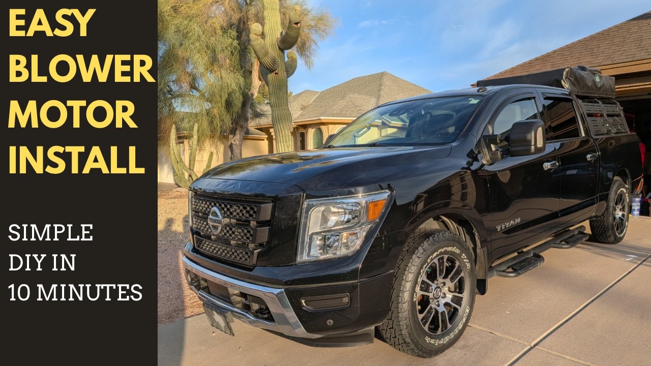 Nissan Titan Blower Motor Replacement – Easy Fix for No Air or Weak A/C (Full Tutorial)