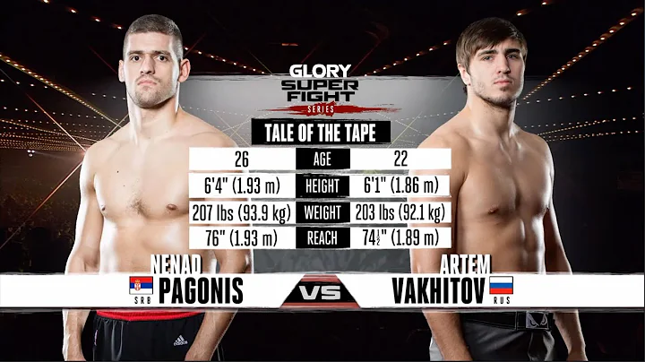 GLORY 12: Artem Vakhitov v Nenad Pagonis
