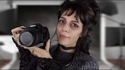 ASMR | Lydia Deetz Takes Your Headshot Photos!  [Beetlejuice]